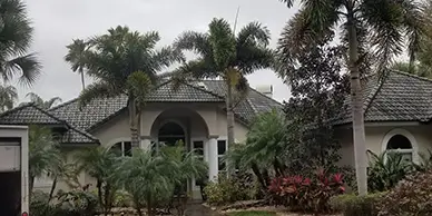 Residential tile roof replacement project on a home in Winter Garden, Florida